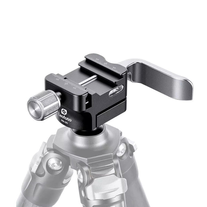 Leofoto MA-30 QR Arca/Picatinny Ballhead Mount (15kg Load)