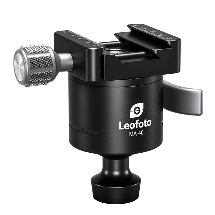 Leofoto MA-40 40mm Ball Head with QR Lever (20kg Load)