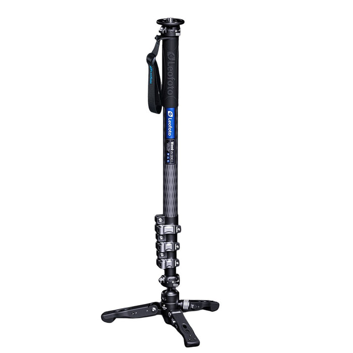 Leofoto MV-324CL Wan Pro Flip Lock Carbon Fibre Monopod - Max Load 6kg, 670mm to 1800mm