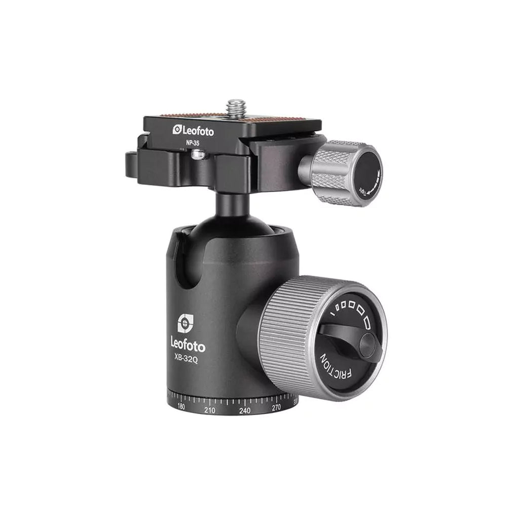 Leofoto XB Series Pro XB-32Q Ballhead with DM-35 Clamp and NP35