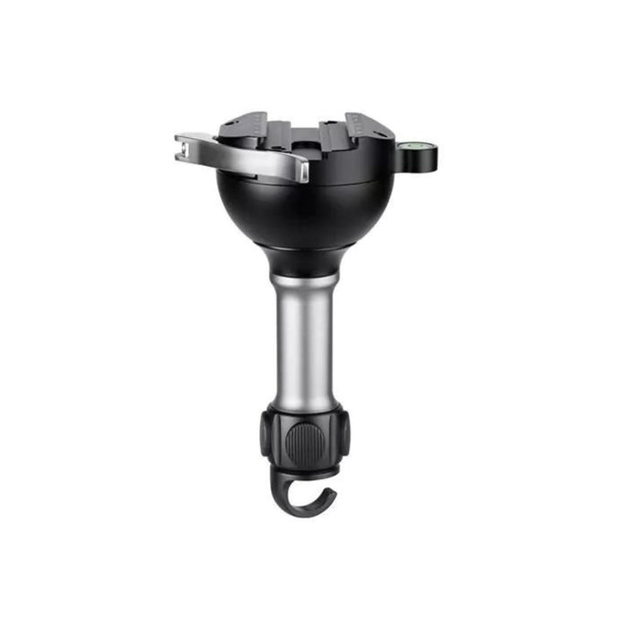 Leofoto YB-75LC Levelling Half Ballhead Arca Adapter with QR Lever and Long Handle and Hook