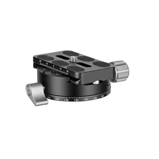 Leofoto PAN-02&QP70 Panning Clamp with arca dovetail and QR plate(15 indexing rotator)