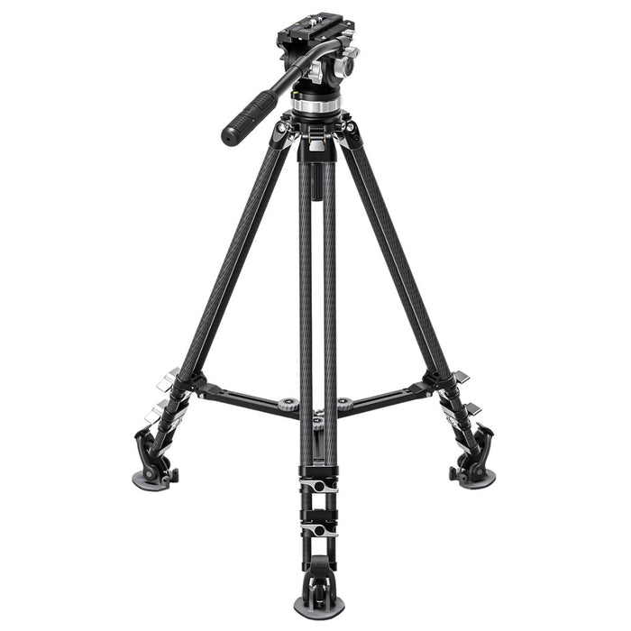 Leofoto KINGKONG LVC-193C&BV-15 Carbon Fibre Twin Leg Tripod - Max Load 10kg