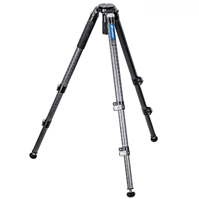 Leofoto Manba LVM Video Head System LVM-323C Flip Lock Carbon Fibre Tripod and BV-10 Video Fluid Head 6kg