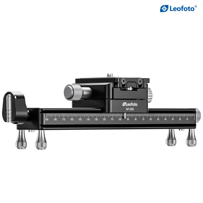 Leofoto MP-200S Macro Focusing Rail with Rotating Arca-Type QR System