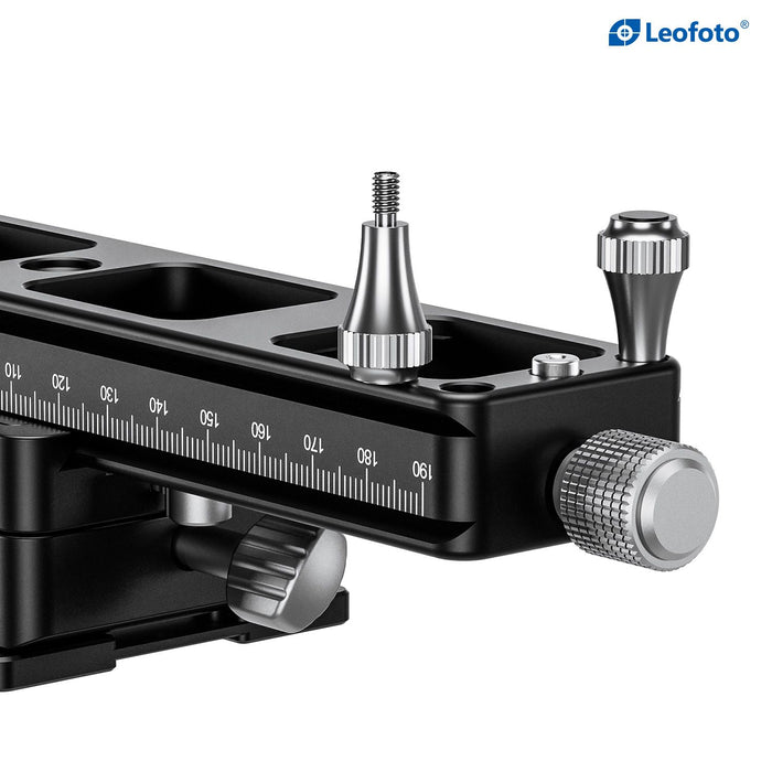 Leofoto MP-200S Macro Focusing Rail with Rotating Arca-Type QR System