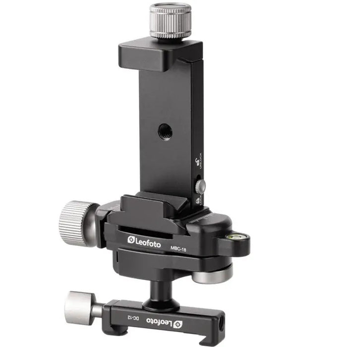 Leofoto Multipurpose Clamp Kit DC-12 + MBC-18 + PC-90II Mini Ballhead with Phone Clamp for Camera