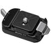 Leofoto QF-02 Fast Coupling Kit for Arca-Swiss with QP-38 Quick Release Plate - Black