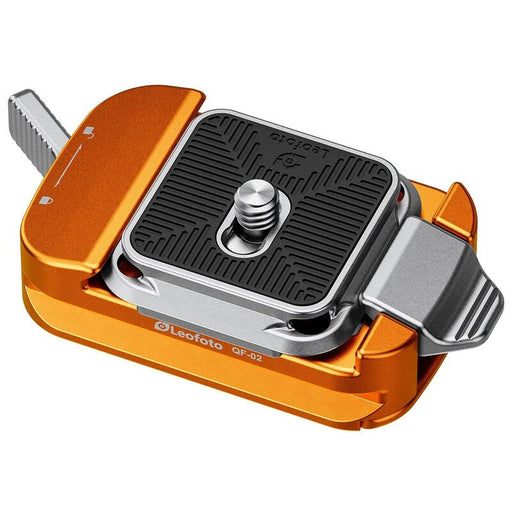 Leofoto QF-02 Fast Coupling Kit for Arca-Swiss with QP-38 Quick Release Plate - Orange