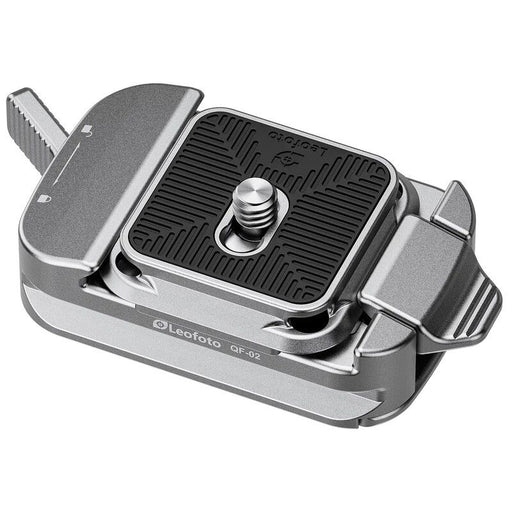 Leofoto QF-02 Fast Coupling Kit for Arca-Swiss with QP-38 Quick Release Plate - Silver