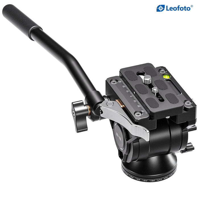 Leofoto BV-10L  Fluid Video Head with Lever Lock Arca Compatible QR Plate