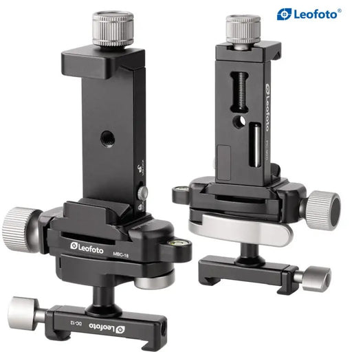 Leofoto Multipurpose Clamp Kit DC-12 + MBC-18 + PC-90II Mini Ballhead with Phone Clamp for Camera