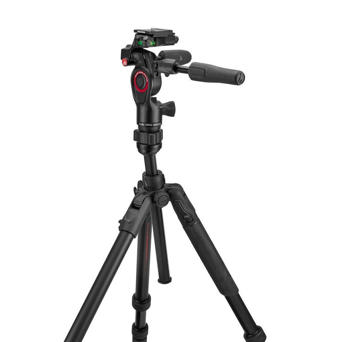 Manfrotto GT PRO 3-Way Aluminium Tripod - 6kg Limit / 450mm to 1680mm