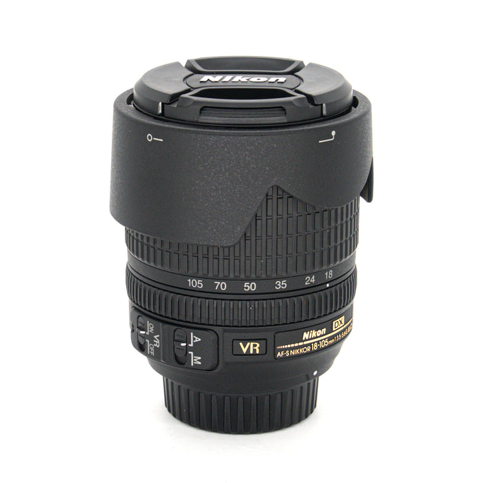 Pre-Owned Nikon The Nikon AF-S DX NIKKOR 18-105mm f/3.5-5.6G ED VR - SWO2H84