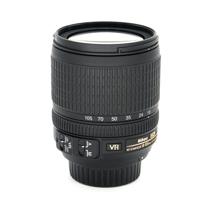 Pre-Owned Nikon The Nikon AF-S DX NIKKOR 18-105mm f/3.5-5.6G ED VR - SWO2H84