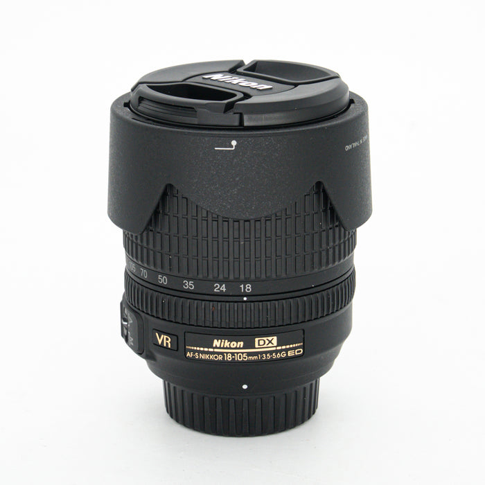 Pre-Owned Nikon The Nikon AF-S DX NIKKOR 18-105mm f/3.5-5.6G ED VR - SWO2H84