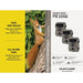 Numaxes PACK X 3 PACKS TRAIL CAMERA PIE1066 + BATTERIES (x12) + 32 GB SD CARD