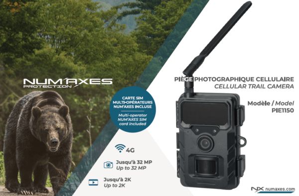 Numaxes Trail camera PIE1150 - with SIM CARD NUMAXES Mandatory