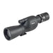 A black spotting scope monocular with a textured grip, adjustment knobs, and a clear objective lens, shown on a plain white background.