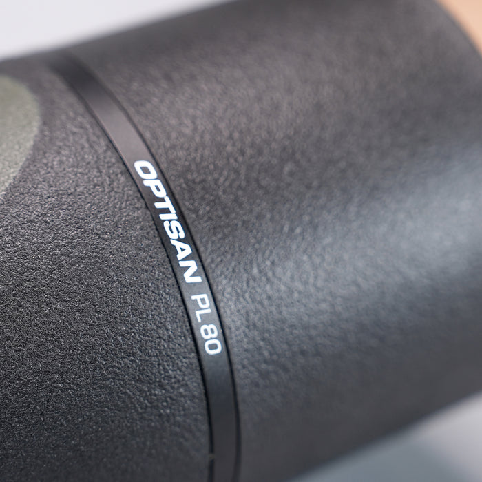 Optisan PL 15-60x80 ED Angled Spotting Scope and Leofoto Ranger LS-365C Lightweight Carbon Tripod