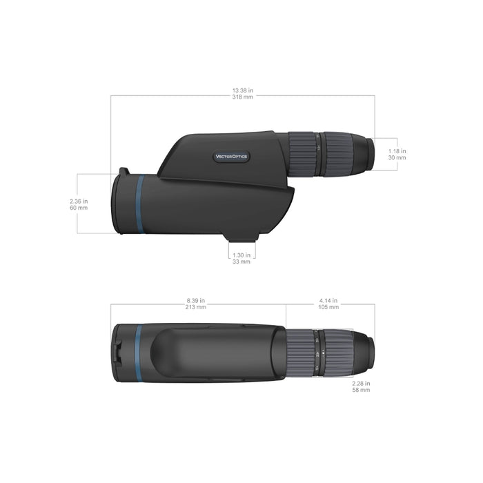 Vector Optics Continental Pro 12-40x60 ED FFP Spotting Scope