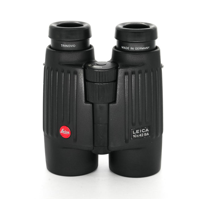 Pre-Owned Leica Trinovid 10x42 BA (Black) Binoculars with soft Leica pouch (Green black spot) - SWO2H78