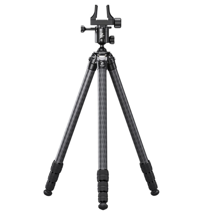 Leofoto SA Series TALL SA-324CL 10 Layer Carbon Tripod with MK-40 40mm Ballhead w/ 3 way Locking and GS-3 Clamp Heavy Duty Support System - Max load ; 15kg, Min 240mm to Max 1850mm