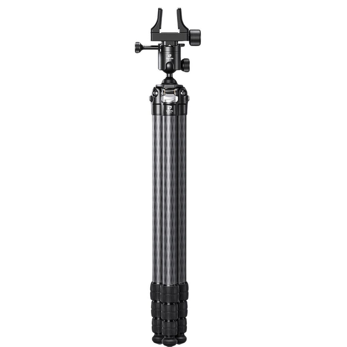 Leofoto SA Series TALL SA-324CL 10 Layer Carbon Tripod with MK-40 40mm Ballhead w/ 3 way Locking and GS-3 Clamp Heavy Duty Support System - Max load ; 15kg, Min 240mm to Max 1850mm