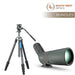Vortex Razor HD 13-39x56 Angled Spotting Scope and Leofoto MR. O LO-224C 10 Layer Carbon Spider Ball Tripod with Centre Column and BV-1R Mini Fluid Head Travel Bundle