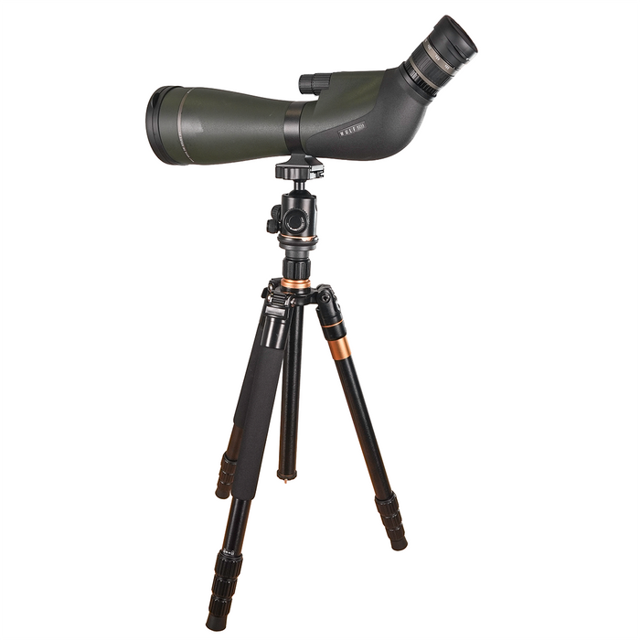WULF Nova 20-60x80 Dual Focus Spotting Scope inc Full Size Quality Tripod Bundle
