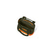 A black and orange Isotemp utility bag shown from an elevated angle on a white background.