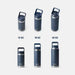 YETI water bottles in various sizes on a white background