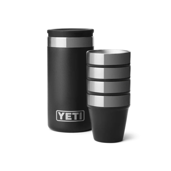 YETI Rambler Shot Glasses with Carrying Case – Black