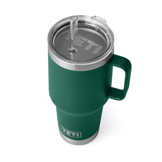 YETI Rambler 35 oz Straw Mug – Black Forest Green