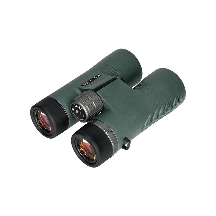Wulf Ascend 10x42 Fully Multicoated Dielectric Coated Prisms IPX7 Waterproof to 1 Meter Binoculars