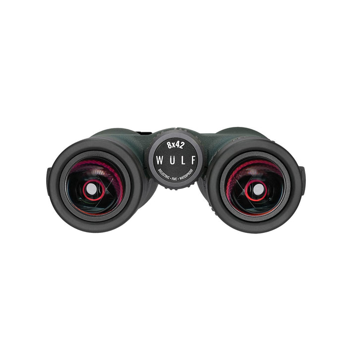 Wulf Ascend 8x42 Fully Multicoated Dielectric Coated Prisms IPX7 Waterproof to 1 Meter Binoculars