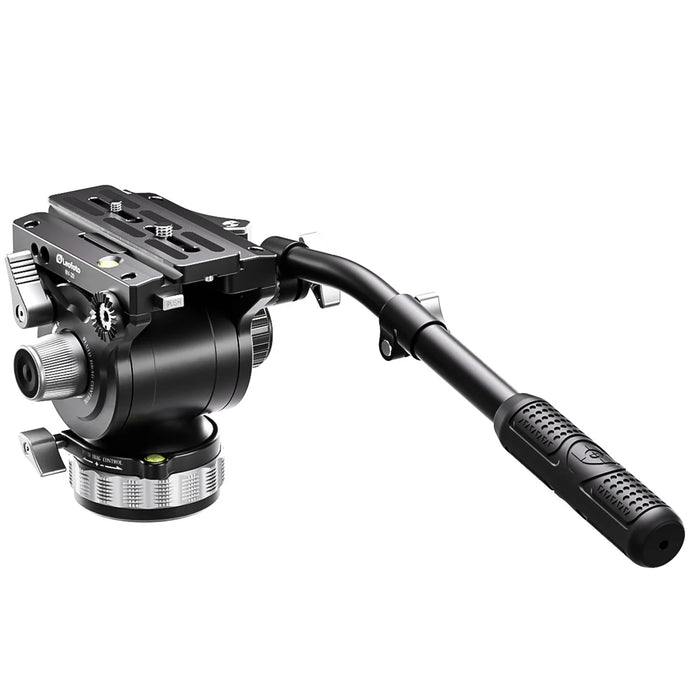 Leofoto BV-20  Pro Fluid Video Head with Lever Lock Arca Compatible QR Plate Max Load 15Kg