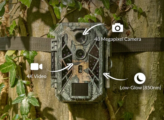 Camouflage EZ2 Elite Wildlife Trail Camera with Dual Lens