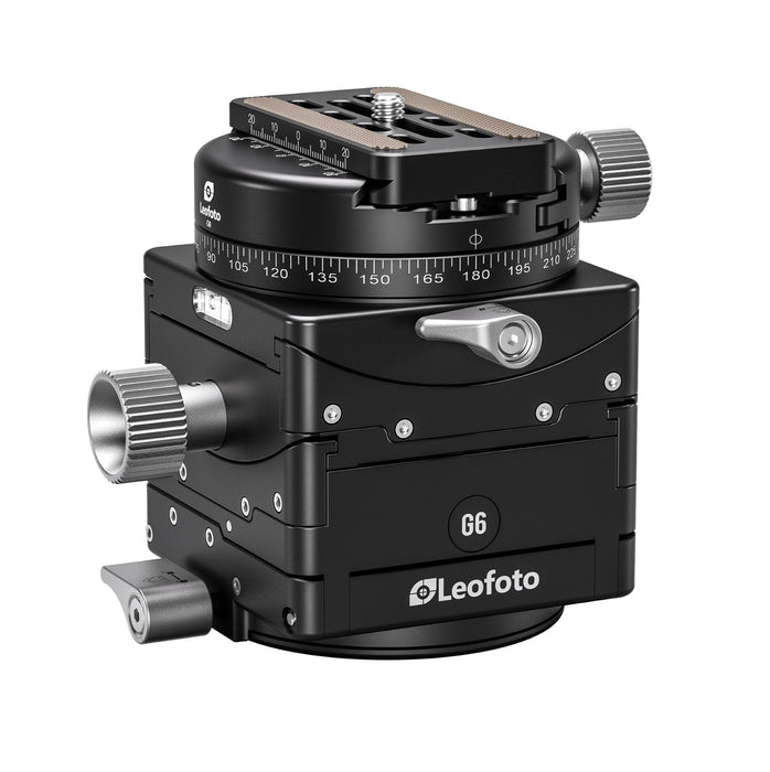 Leofoto G6 Geared Head with QP-70N QR Plate