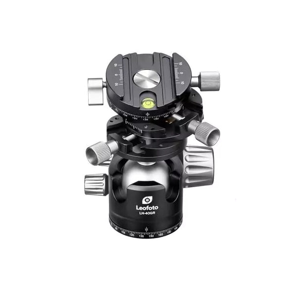 Leofoto LH-40GR Geared Head 40mm Low Profile Ball Head + Geared Panning Clamp