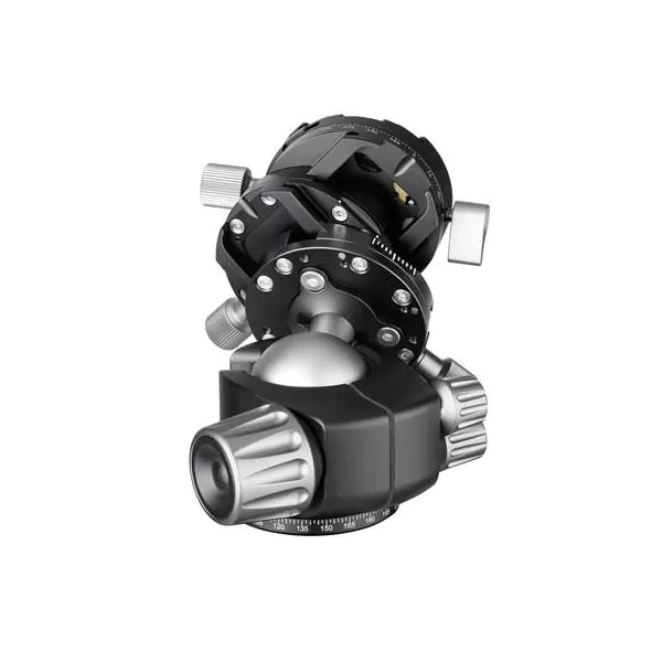 Leofoto LH-40GR Geared Head 40mm Low Profile Ball Head + Geared Panning Clamp