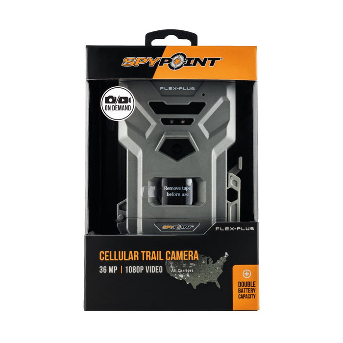 Spypoint FLEX-PLUS Dual-Sim LTE 4G 36MP 720p Grey Trail Camera