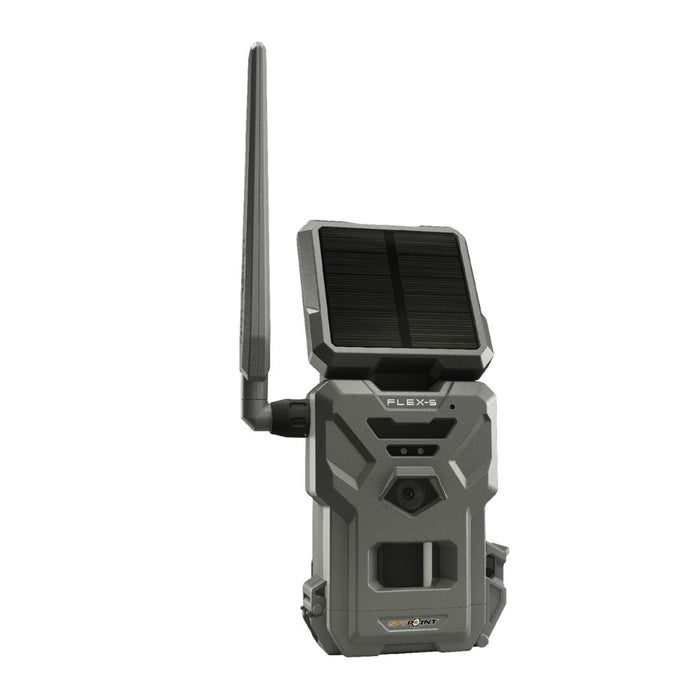 Spypoint FLEX-S Solar Powered LTE 4G 36MP 1080p Grey Trail Camera