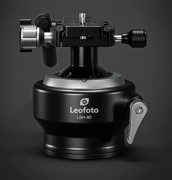 Leofoto LBH Series LBH-80 Double Sphere Ball Head 60Kg Load Capacity