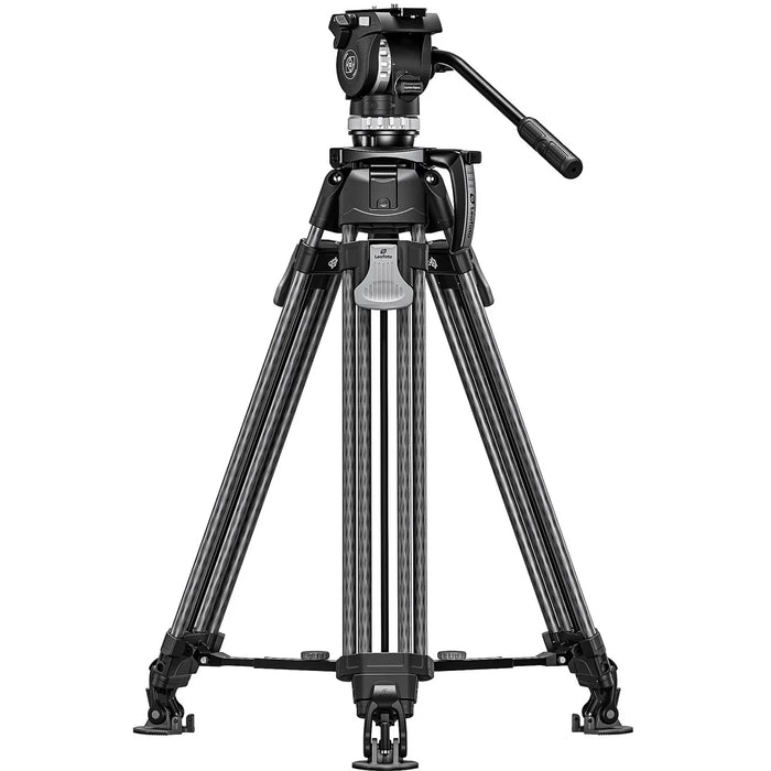 Leofoto LVF-163C+FH-10 Video Tripod and Fluid Head Set