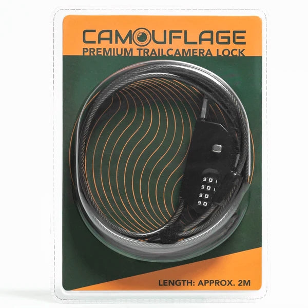 Camera Lock Tag Camouflage Premium Trail Camera Anti-Theft Lock — South West Optics
