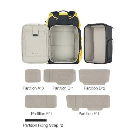 Leofoto Backup Series Travel Backpack with Large Insert - Black