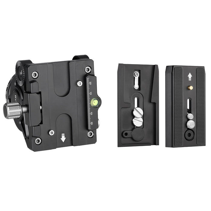 Leofoto BV-10M Manfrotto 60mm Flat Base Fluid Video Head with Arca Compatible QR Plate