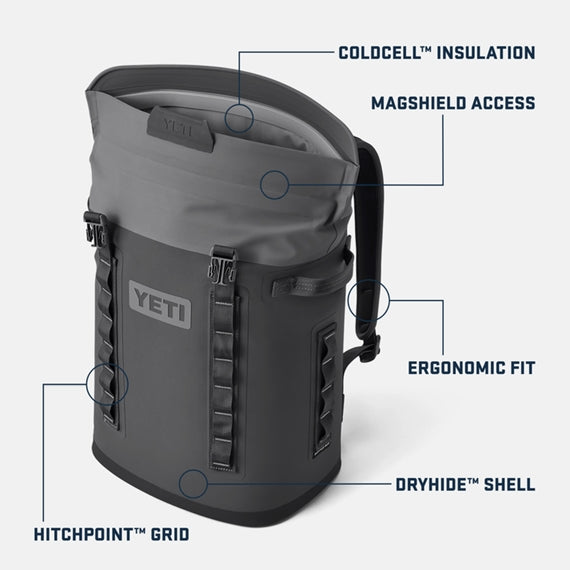 YETI Hopper M20 Soft Cooler Backpack - Black