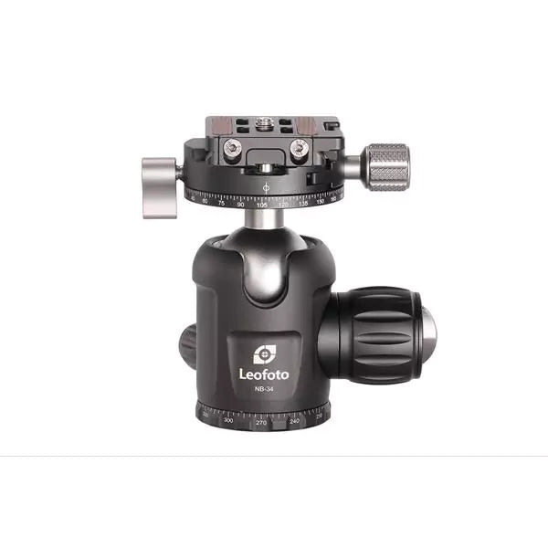 Leofoto NB Pro NB-34 Ballhead with Panning Clamp and NP-50 Plate